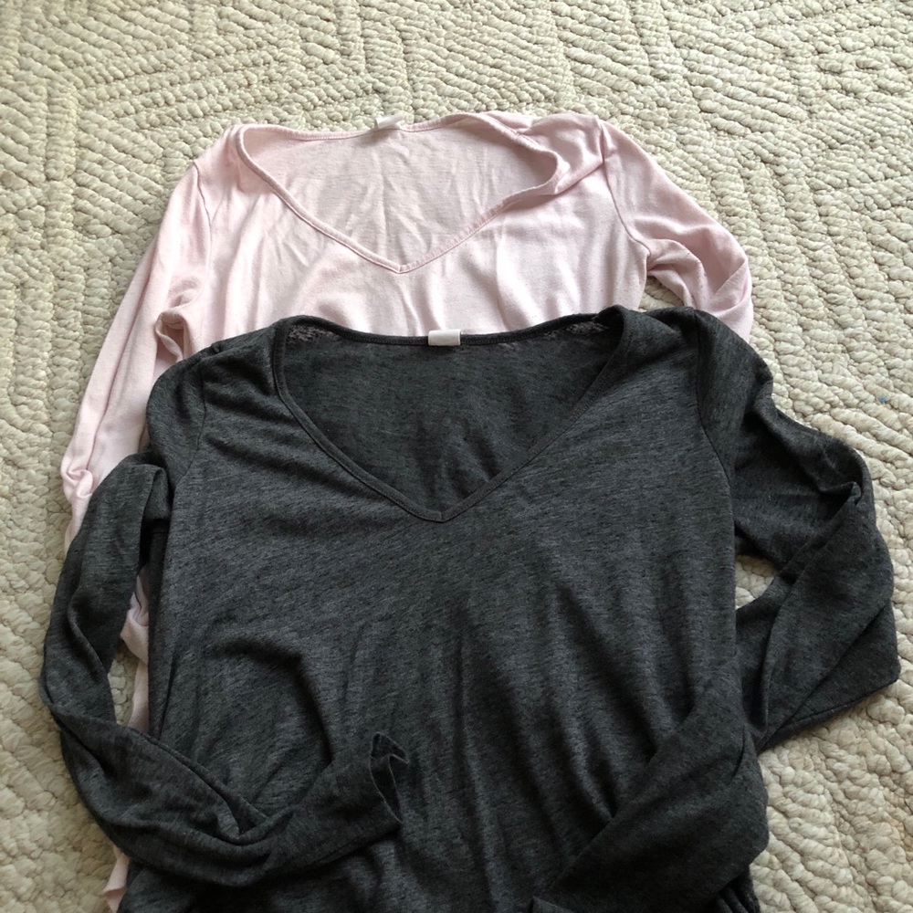 Long sleeve maternity tops